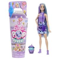 Papusa Barbie Pop Reveal Bubble Tea, Taro Milk