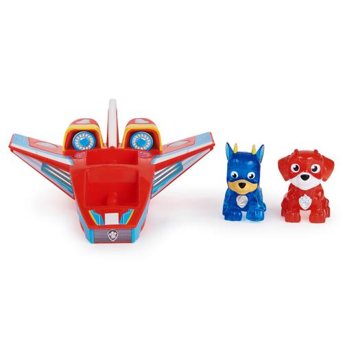 Set de joaca Paw Patrol Avion cu figurine Chase si Marshall