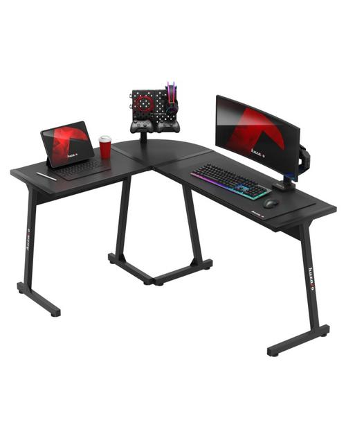 Birou gaming Huzaro Hero 6.0, 147 x 112 x 74 cm, Otel, Picioare ajustabile (Negru) Birou gaming Huzaro Hero 6.0, 147 x 112 x 74 cm, Otel, Picioare ajustabile (Negru)