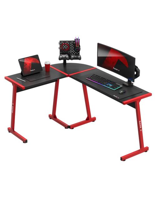 Birou gaming Huzaro Hero 6.0, 147 x 112 x 74 cm, Otel, Picioare ajustabile (Rosu) Birou gaming Huzaro Hero 6.0, 147 x 112 x 74 cm, Otel, Picioare ajustabile (Rosu)