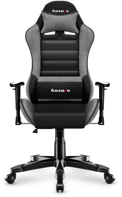 Scaun gaming pentru copii Huzaro HZ-Ranger 6.0, max 130 kg, Perna lombara si de gat (Gri)