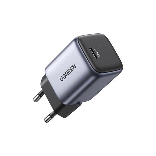 Incarcator retea Ugreen Nexode Mini 30W, GaN, USB-C, PD, Gri