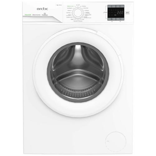 Masina de spalat rufe Arctic APLM1WFSU18210W, Clasa A, Capacitate 8 Kg, 1200 rpm, ExtraSteam, Flow Control, Add In, Eco Wash, Aqua Safe, SaveInAll, Motor Silent Inverter (Alb)