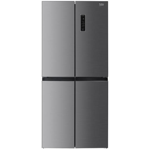 Side by Side Beko GNO46623XPN, Clasa D, Capacitate 466 l, No Frost, HarvestFresh, Display touch control, XXL Bottle holder, Compresor ProSmart Inverter, H 180 cm (Inox)