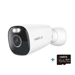 Camera supraveghere exterior wireless Reolink Full Color Argus B360, 8MP 4K, Lumina alba / IR 10m, microfon si difuzor, slot card, vizualizare de pe telefon (Alb)