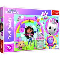 Puzzle Maxi Trefl Gabbys Dollhouse, Casa Lui Gabby, 24 piese