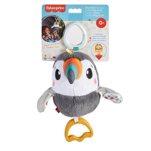 Jucarie de plus Fisher Price Tucan, cu agatatoare