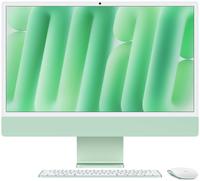 All In One PC Apple iMac 24" (2024), Procesor Apple M4, 8 nuclee CPU si 8 nuclee GPU, 24", Retina 4.5K, 16GB, 256GB SSD, macOS, Layout INT (Verde)
