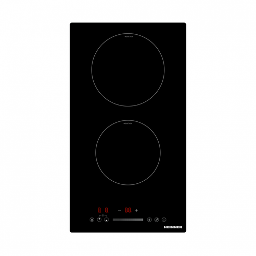 Plita incorporabila HEINNER HBHI-M2ZBSTC, Inductie, 2 zone de gatit, 3500 W, Control touch, Timer, Sticla (Negru)