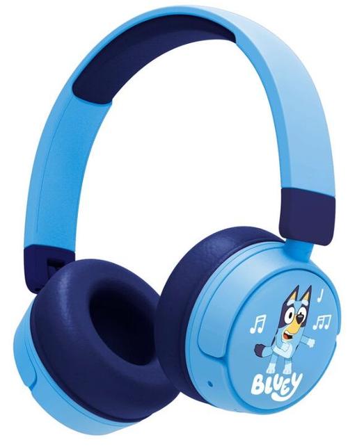 Casti pentru copii Stereo Wireless OTL Technologies BLUEY, Bluetooth 5.3, Autonomie 24 ore, Microfon (Albastru)
