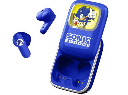 Casti True Wireless OTL Technologies SONIC THE HEDGEHOG SLIDE, Bluetooth, Autonomie 6 ore, Control tactil, Microfon (Albastru)