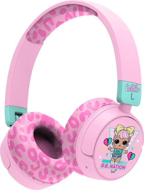 Casti pentru copii Stereo Wireless OTL Technologies L.O.L. SURPRISE! B.B. NATION, Bluetooth, Autonomie 24 ore (Roz)
