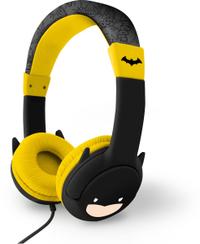 Casti pentru copii Stereo OTL Technologies BATMAN cu urechi, Jack 3.5mm (Negru)