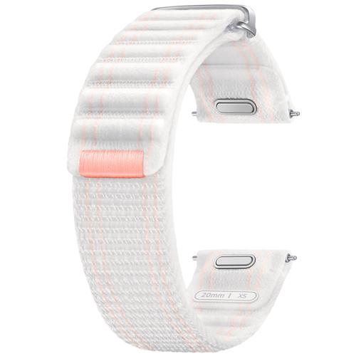 Curea Smartwatch Samsung ET-SVL29SPEGWW, pentru Galax Watch 7, Fabric Band, XS (Roz/Alb)