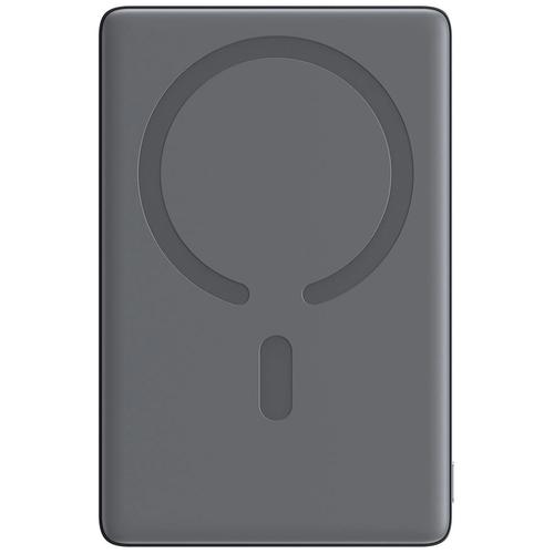 Baterie Externa Joyroom JR-PBM08 MagSafe, 5000mAh, 20W, PD + FQI, 1 x QI - 1 x USB-C (Gri)