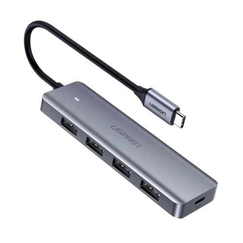 Hub USB-C Ugreen CM219, 4 x USB-A (Gri) Hub USB-C Ugreen CM219, 4 x USB-A (Gri)