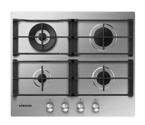 Plita incorporabila SAMSUNG NA64H3030AS/O1, Gaz, 4 arzatoare, 10100 W, Wok (Inox)