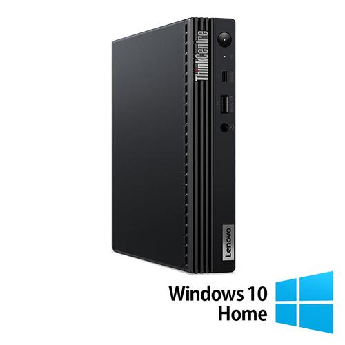 Calculator Sistem PC Refurbished Lenovo M80q Mini PC, Intel Core i5-10400T 2.00 - 3.60GHz, 16GB DDR4, 256GB SSD + Windows 10 Home