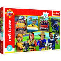 Puzzle Maxi Trefl Pompierul Sam, 24 piese