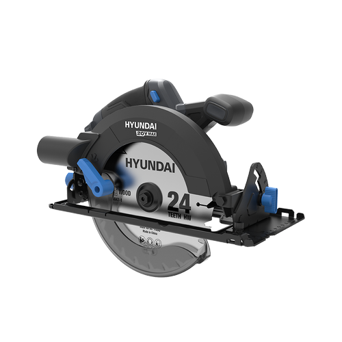 Fierastrau circular Hyundai CS20X-190, 5800rpm, fara acumulator (Albastru/Negru)