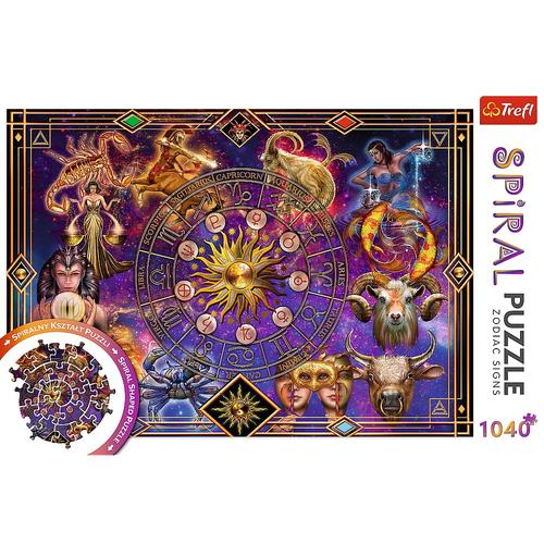 Puzzle Trefl Spiral Semne Zodiacale, 1040 piese