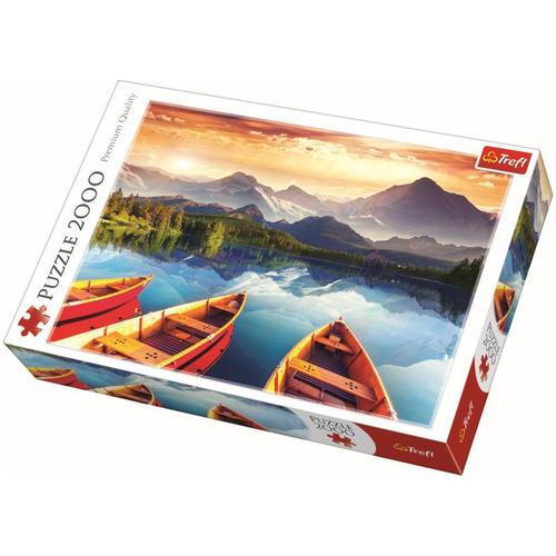 Puzzle Trefl Lac montan, 2000 piese - Imagine 1