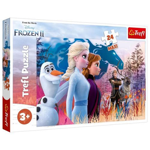Puzzle Maxi Trefl Disney Frozen II, Calatoria magica, 24 piese