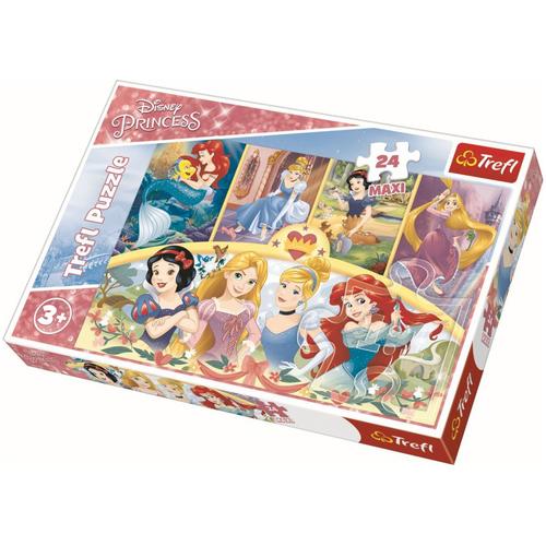 Puzzle Trefl Maxi Disney Princess, Amintiri magice, 24 piese
