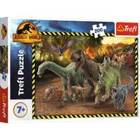 Puzzle Trefl Jurassic World, In parcul Jurassic, 200 piese