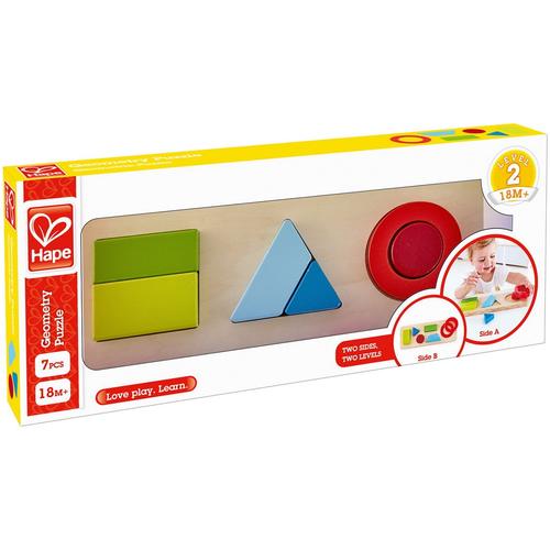 Jucarie din lemn Hape Puzzle geometric