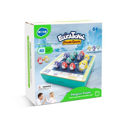 Joc educativ Hola Puzzle Pinguini - 0 | YEO