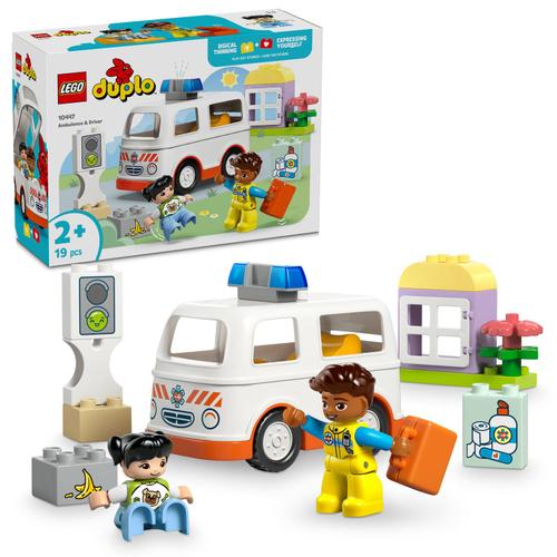LEGO® DUPLO - Ambulanta si sofer 10447, 19 piese LEGO® DUPLO - Ambulanta si sofer 10447, 19 piese