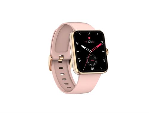 Smartwatch Blackview W10E, Ecran 1.52inch, Ritm cardiac, Oxigen SpO2, Notificare mesaje, Bluetooth 5.0, IP68, 205mAh (Roz)
