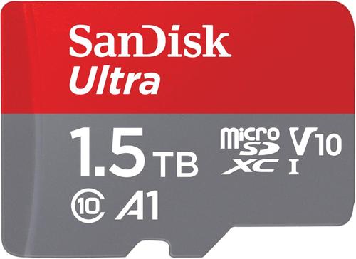 Card de memorie SanDisk Ultra SDSQUAC-1T50-GN6MA, MicroSDXC, 1.5TB, Clasa 10, V10, Adaptor SD inclus