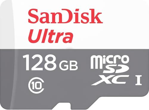 Card de memorie SanDisk Ultra Android microSDXC SDSQUNR-128G-GN3MN, 128GB, UHS-I, Clasa 10