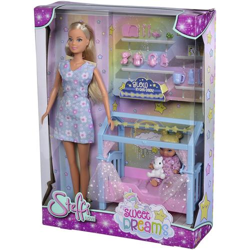 Papusa Steffi Love Sweet Dreams, 29 cm, cu accesorii