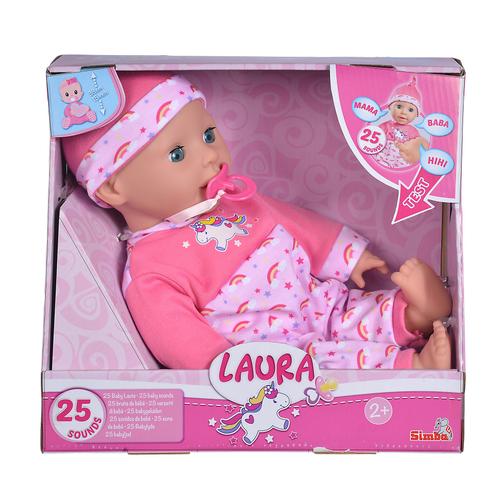 Papusa Simba Laura Tickle baby, 38 cm