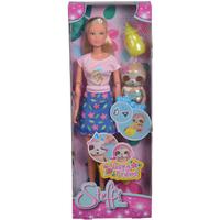 Papusa Steffi Love cu prietenul somnoros, 29 cm