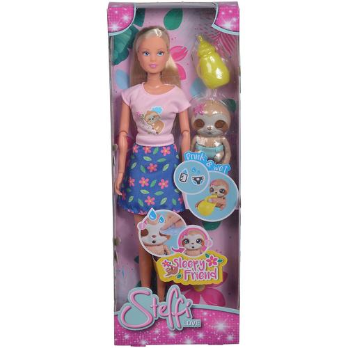 Papusa Steffi Love cu prietenul somnoros, 29 cm