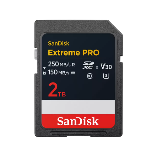 Card de memorie SanDisk Extreme Pro SDSDXXD-2T00-GN4IN, SDXC, 2TB, UHS-I U3, Clasa 10, V30