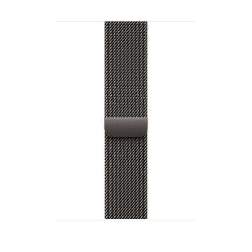 Curea Smartwatch Apple MXMT3ZM/A pentru Watch 46mm, Slate Milanese Loop, M/L (Gri)