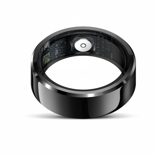 Inel iSEN R6 Smart Ring, HR, SpO2, Temperatura, Monitorizare somn, Multi Sport, Aplicatie dedicata: ECTRI, 18mAh, IP68, 19.8mm (Negru)