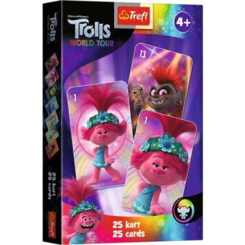 Set 25 carti de joc Trolls Old Maid