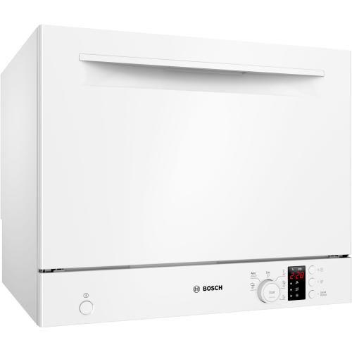 Masina de spalat vase Bosch SKS2ITW00E, 6 seturi, 6 programe, ExtraDry, EcoSilence Drive, Clasa E, 45 cm (Alb)