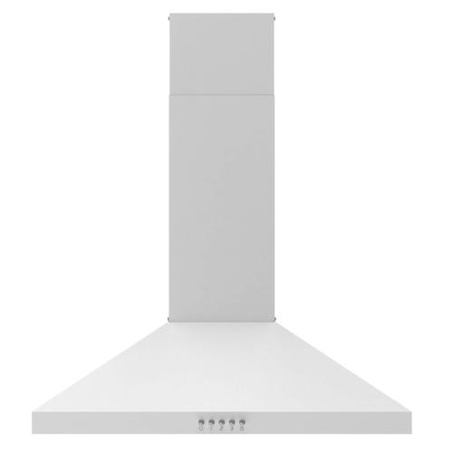 Hota decorativa LDK HP-3WH, Putere de absortie 300 m3/h, 3 trepte de putere, 1 motor, Iluminare LED, Filtru aluminiu, 60 cm (Alb)
