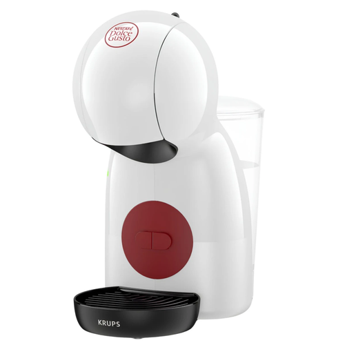 Espressor cafea Krups Piccolo XS KP1A3110 cu capsule 15 bar 1600 W capacitate 0.8 litri functie pentru bauturi calde si reci (Alb/Rosu)