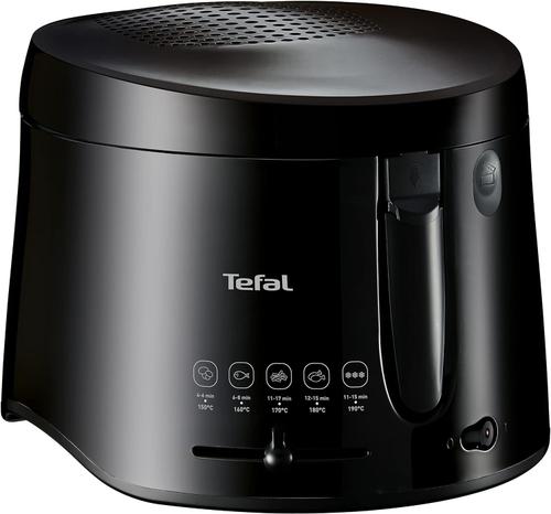 Friteuza Tefal Maxi Fry FF107810, 1.2kg, tehnologia Cool Wall, termostat ajustabil, maner pliabil, indicator luminos (Negru)