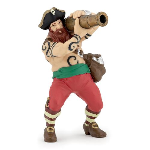 Figurina Papo - Pirati si corsari, Pirat cu tun