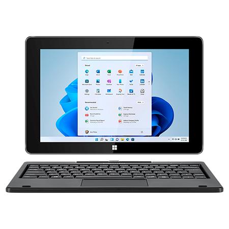Tableta Kruger&Matz KM1089.1, Procesor Intel® Celeron® N4020, Dual Core, Ecran IPS 10.1inch, 8GB RAM, 256GB Flash, 2MP, Wi-Fi, Bluetooth, Tastatura inclusa, Windows 11 (Negru)