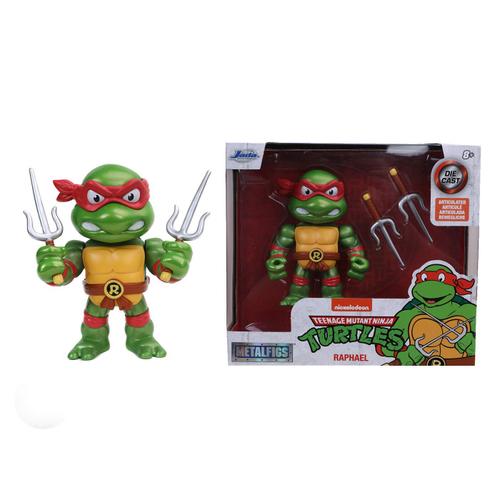 Figurina metalica Jada Toys - Testoasele Ninja, Raphael, 10 cm